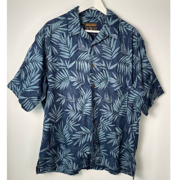 Woolrich Other - WOOLRICH 100% cotton Tropical Pattern Shirt SZ L